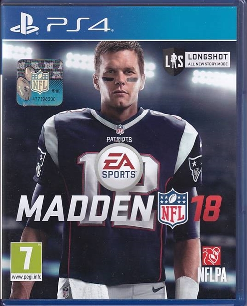 Madden NFL 18 - PS4 (B Grade) (Genbrug)